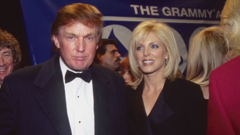 Donald Trump and Marla Maples