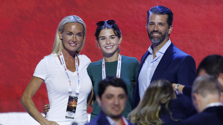 Vanessa Trump and Donald Trump Jr. at the 2024 RNC