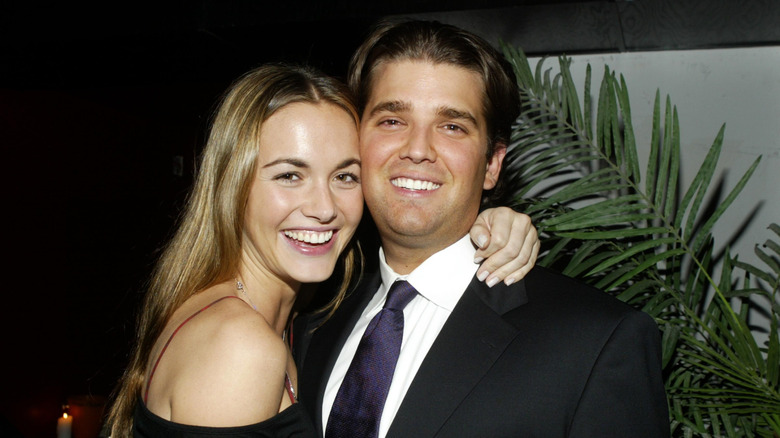 Donald Trump Jr. and Vanessa Haydon attend The Daily Party at The Social Club In New York February 11, 2004