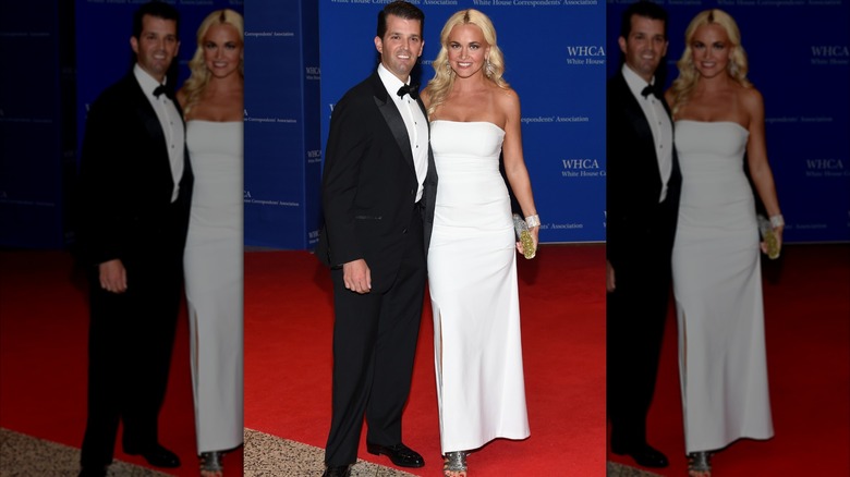 Vanessa Trump and Donald Trump Jr.