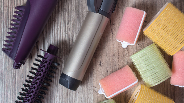 Velcro hair rollers and tools