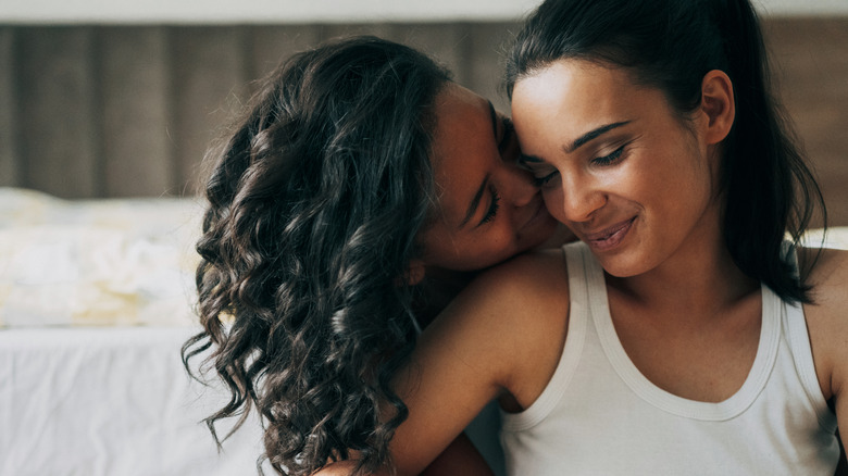 Couple kissing
