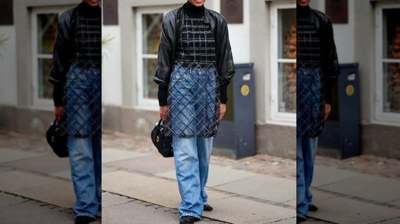 Sheer smock outfit