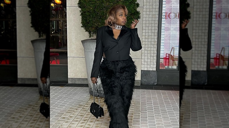 All-black outfit