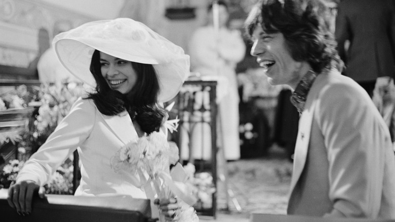 Mick and Bianca Jagger