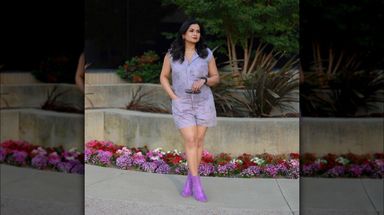 Light purple romper