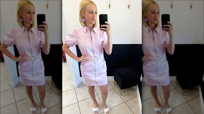Light pink dress