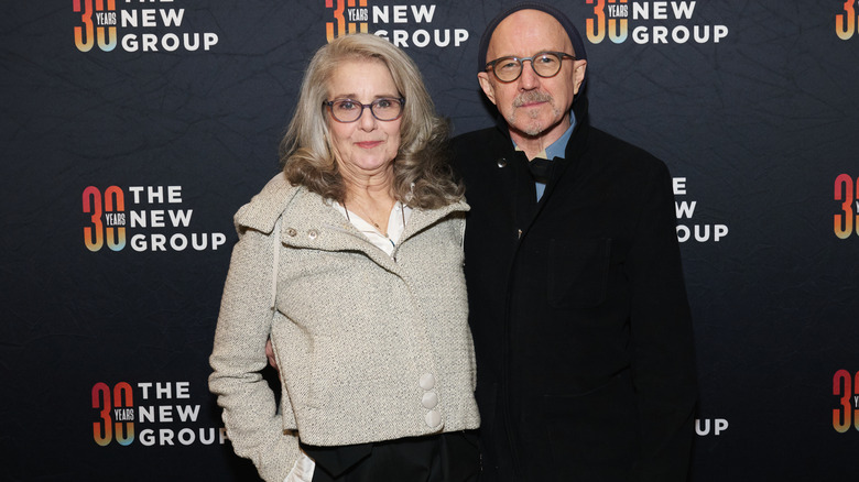 Debra Winger and husband at the "Curse Of The Starving Class" opening celebration, 2025