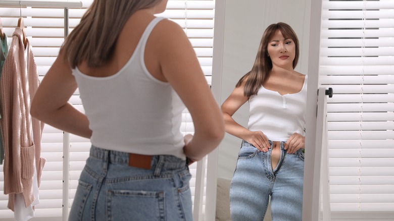 Person wearing jeans