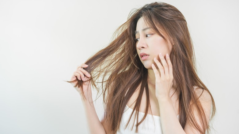 Damaged split ends