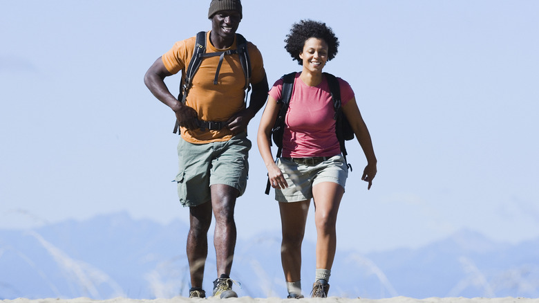 People on hike