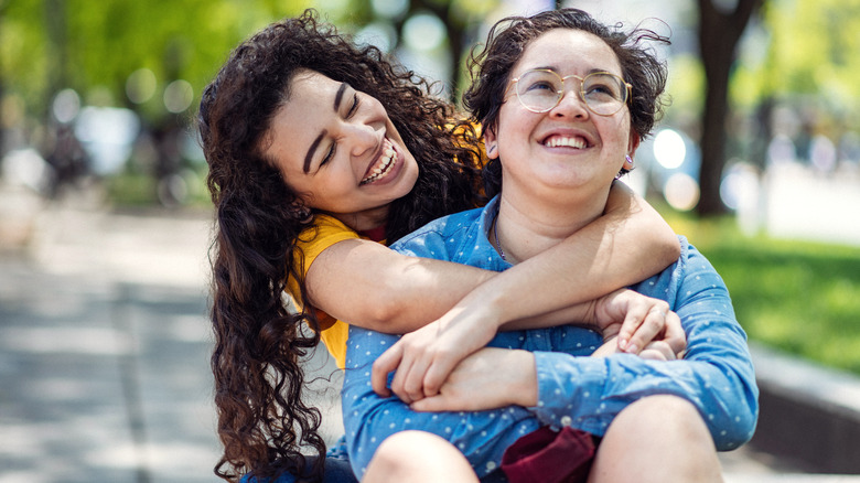 Happy queer couple