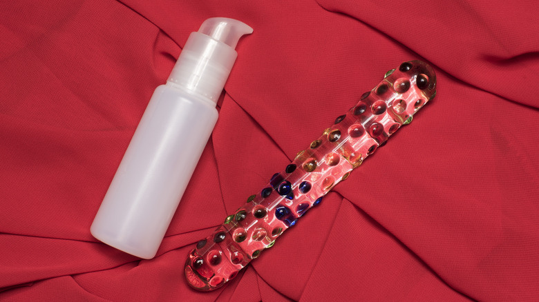 Lube and sex toy