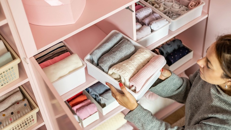 A wardrobe