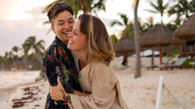couple on the beach