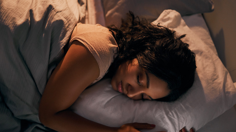 Woman sleeping