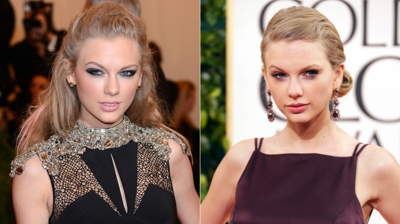 Taylor Swift without bangs