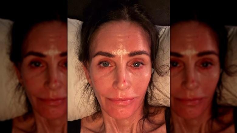 Courteney Cox without makeup