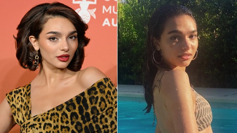 Paulina Chávez November 2025 landman season 2 premiere with makeup/Paulina Chávez without makeup September 2024