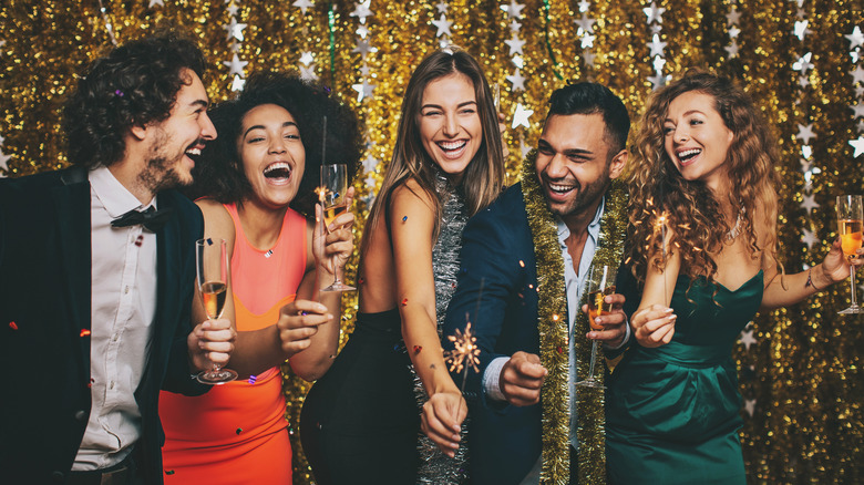friends partying 