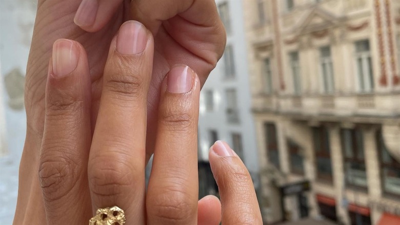 Japanese manicured nails