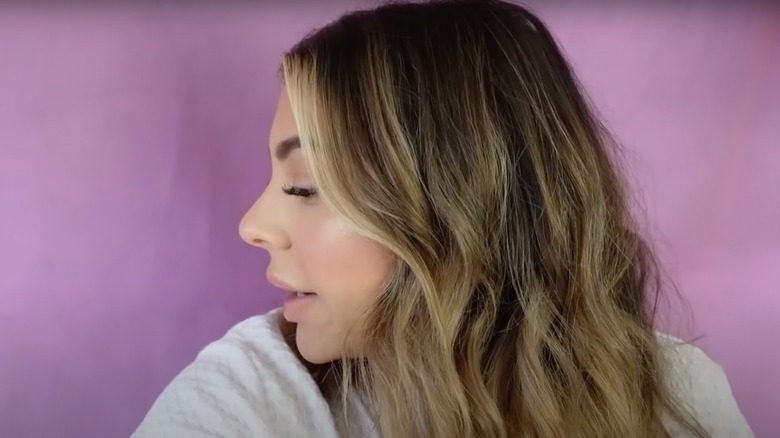 YouTube tutorial on reverse balayage 