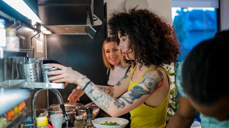 Tattooed cooking