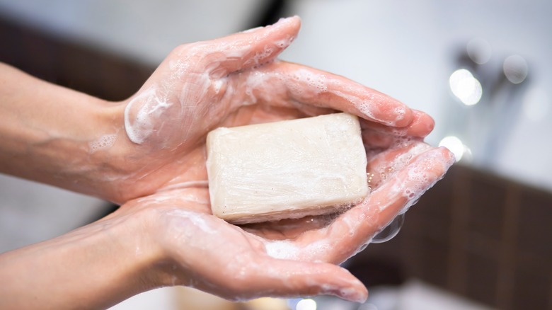 Stack of soaps 