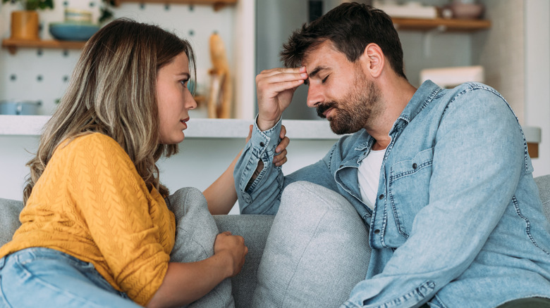 couple having serious talk