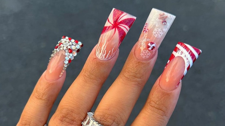 Christmas nail art
