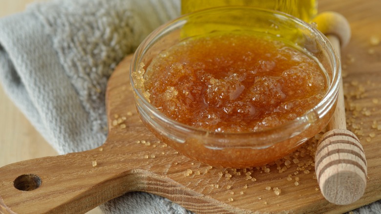 Honey body scrub