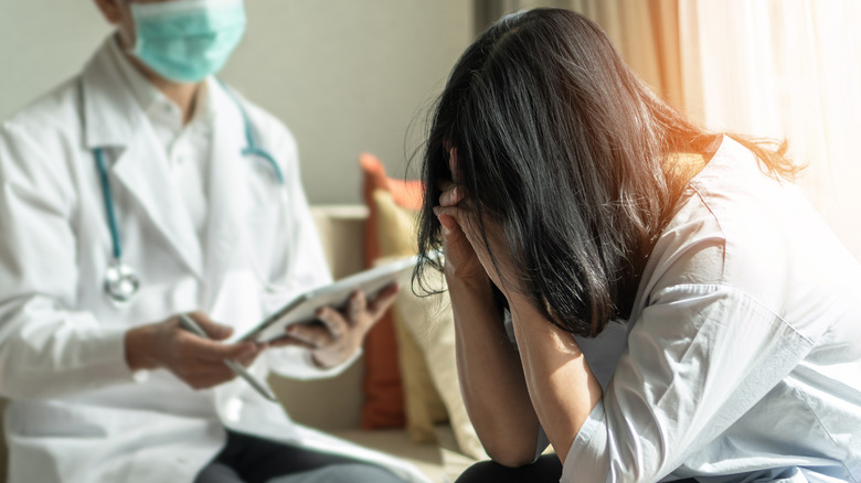 Woman at the doctor's 