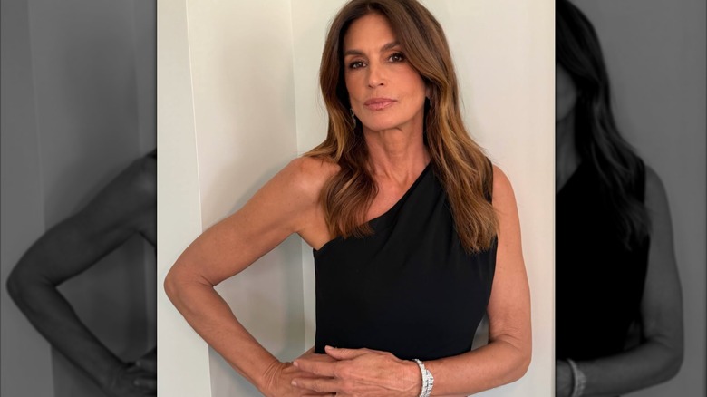 Cindy Crawford posing in an Instagram picture in July 2026