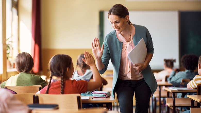 children learning
