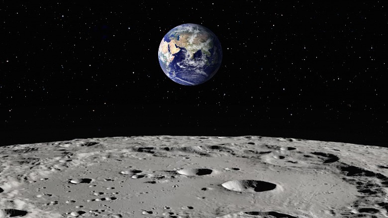 Earth from the moon
