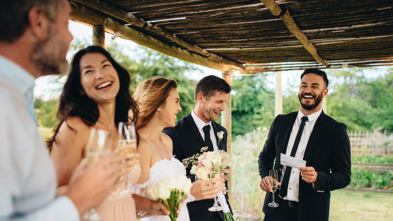 group at wedding