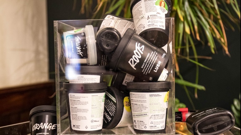 Lush recycling box