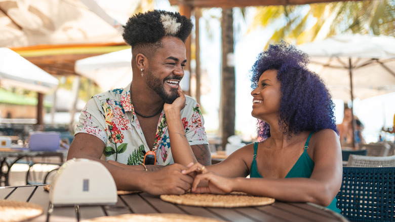 Couple on a date