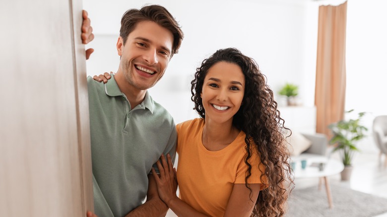 Smiling couple