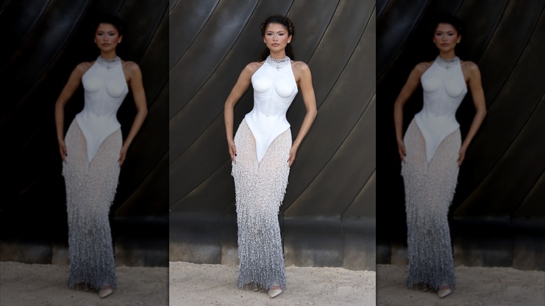 Zendaya at the London premier of "The Odyssey"