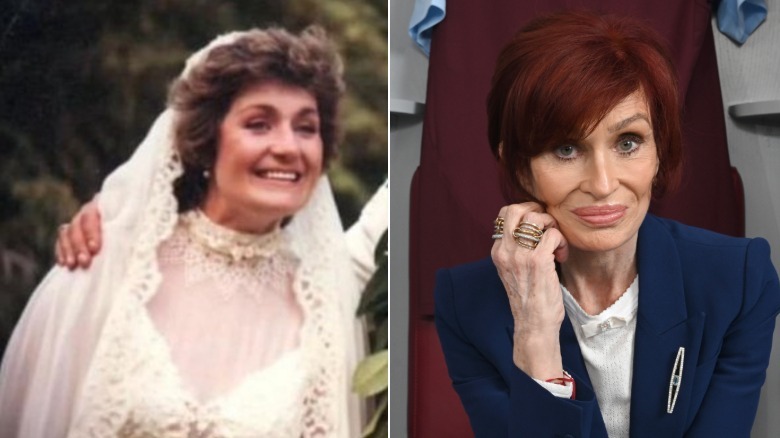Sharon Osbourne in 1982 (left) and 2025 (right)