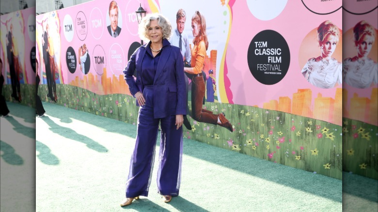Jane Fonda posing on the red carpet in 2026