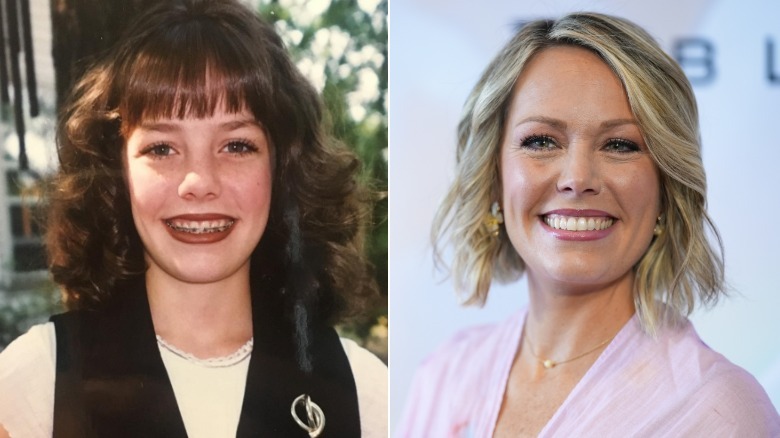 Split image of Dylan Dreyer in middle school and in 2024