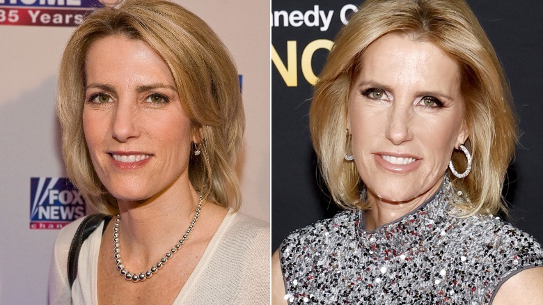 Side by side photo of Laura Ingraham