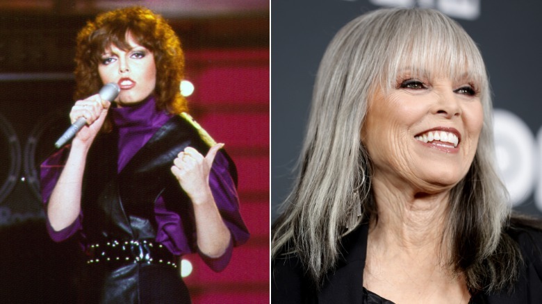 Pat Benatar in 1980 (left) and 2022 (right)