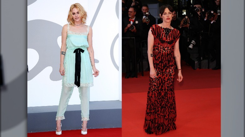Side-by-side pics of Kristen Stewart