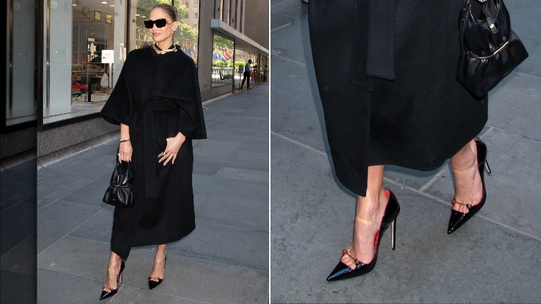 Jennifer Lopez leaving the 'Today Show' on June 2