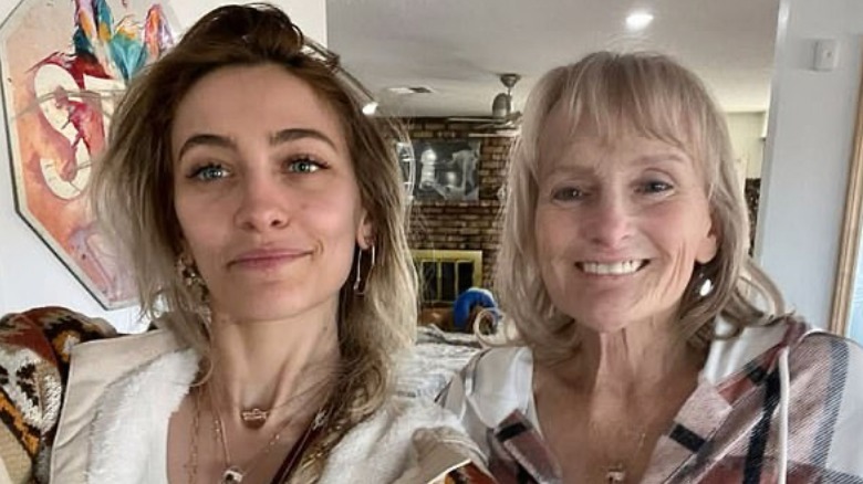 Paris Jackson and mother Debbie Rowe