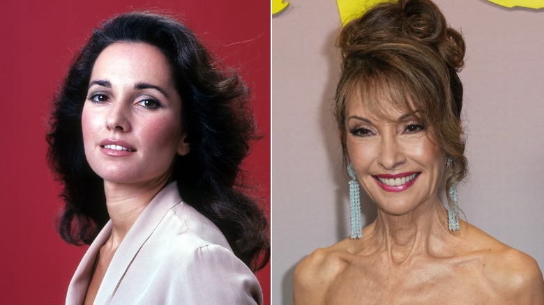 Susan Lucci in 1978 (left) and 2026 (right)