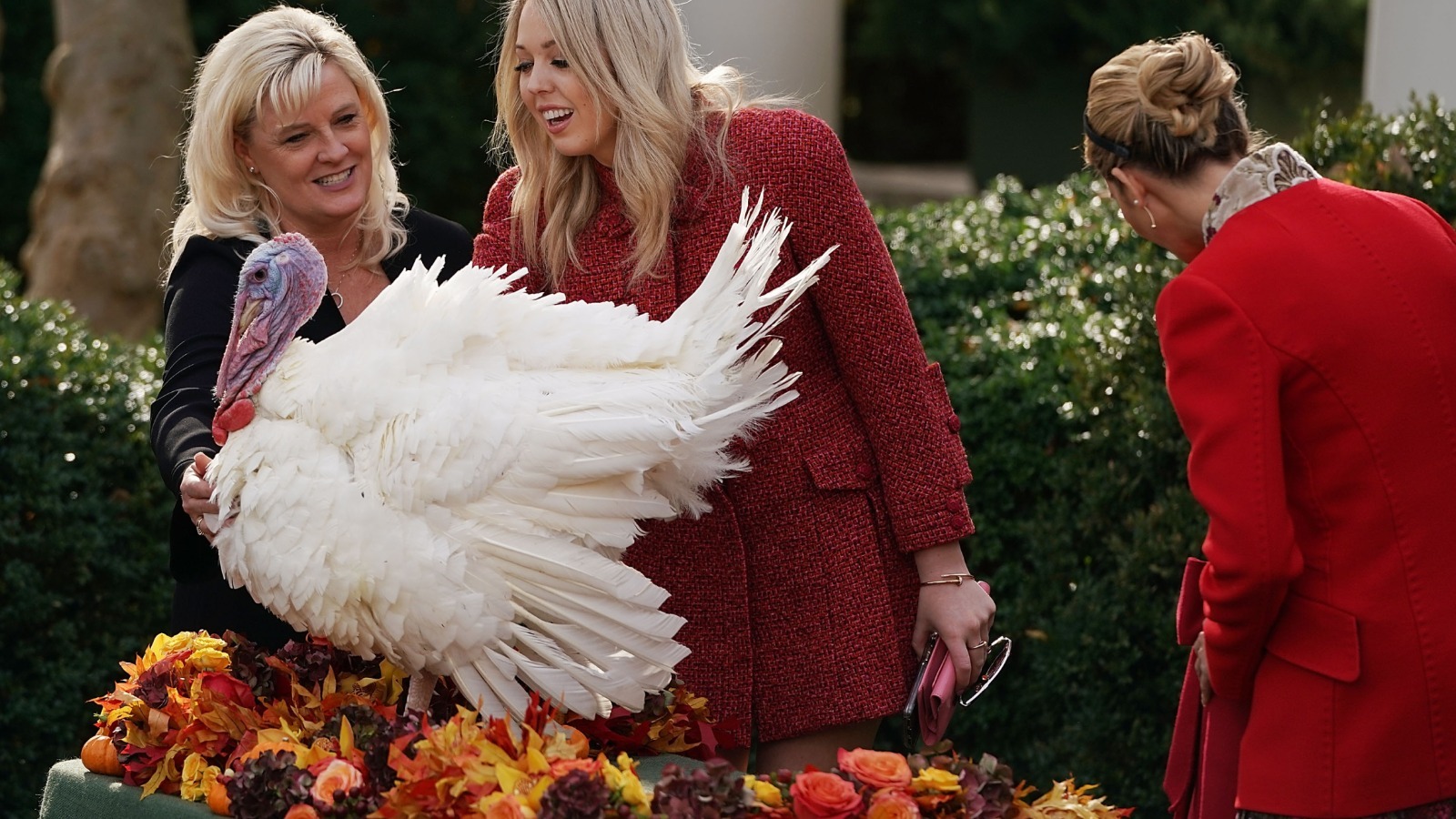 Tiffany Trump smiles during the 2017 White House Turkey pardon event